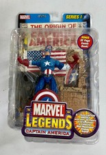 2002 Marvel Legends Captain America Series 1 Toy Biz Action Figure