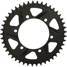 Vortex F5 Rear Aluminum Sprocket Black Hardcoat - 530 - 48-Tooth 438K-48