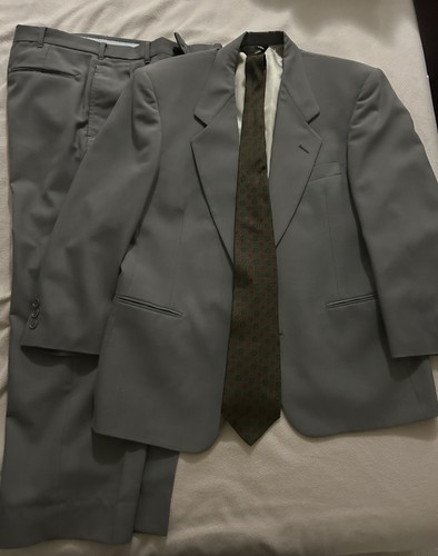 Pierre Cardin Vintage Made In USA 2-Piece Suit w/ Tie Combination | Dry-Clean