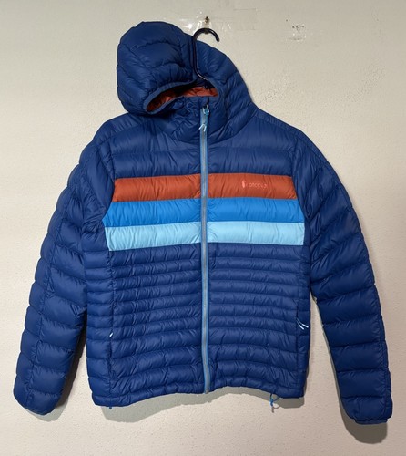 Cotopaxi Fuego Daunenjacke 800 Fill Pacific Stripes Blau Damen Small