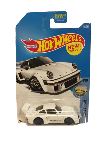 2017 Hot Wheels #153 Factory Fresh 4/10 PORSCHE 934.5 White w/Gray Lace Spokes