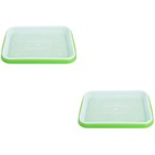 2pcs Sprouter Tray Grade Soil- free Large Capacity Wheatgrass Grower For (