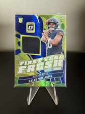 Caleb Williams #FYF-CWS Blue Hyper 2024 Panini Donruss Optic - First Year Fresh