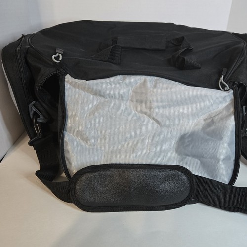 Lexus Duffle Bag Black and Gray New Travel Gym Weekend Road Trip Pockets - Picture 10 of 13