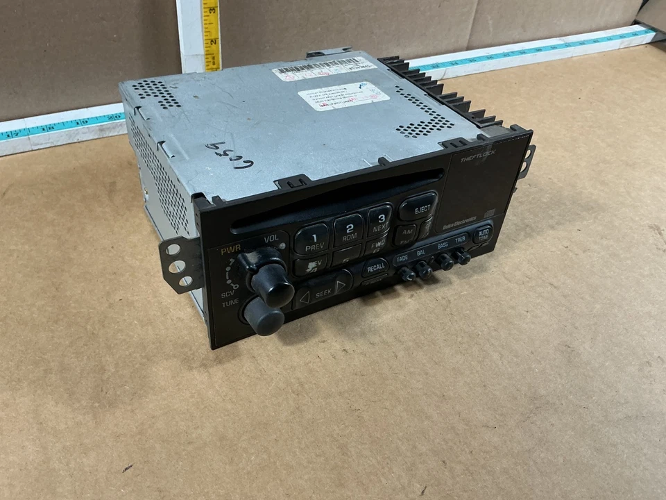 Chevrolet Blazer S10 1998-2001 equipo de audio receptor de radio AM FM reproductor de CD Foto 3 de 4