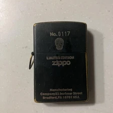 Zippo Limited Edition Black Gold Numbered Rare Collectible New
