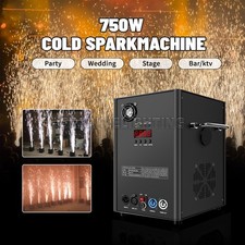 PAIDUN 750W Cold Spark Machine DMX512 Sparkler 3.2-13.1FT DJ Show Event Wedding