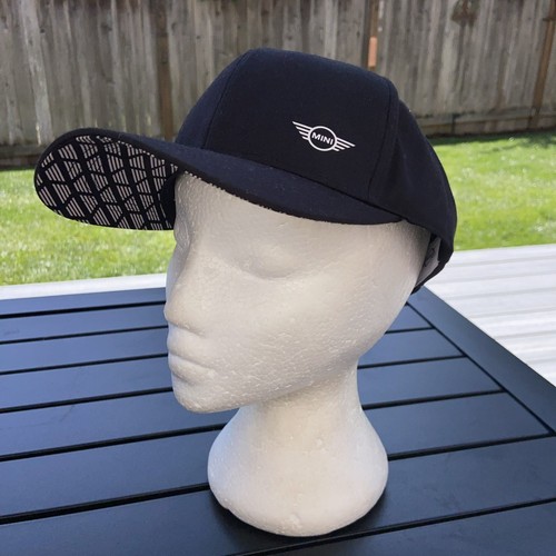 Mini Cooper Hat Cap Strap Back Black Performance Cars Driving Adjustable