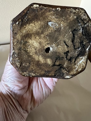 SACRED Heart Jesus 8.5" made in Holland Religious Chalk ware Statue - Picture 4 of 5