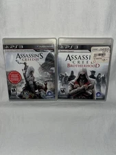 PS3 (2-Game Bundle) Assassins Creed BrotherHood & Assassins Creed 3