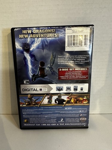 Dragons: Defenders of Berk - Part 2 DVD Dreamworks Rare OOP Tested - Picture 4 of 8