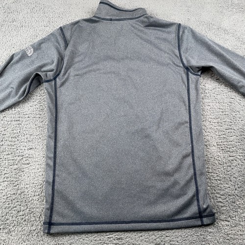 Maglione North Face uomo piccolo grigio tecnico 1/4 zip pile escursionismo outdoor logo - Foto 5 di 11