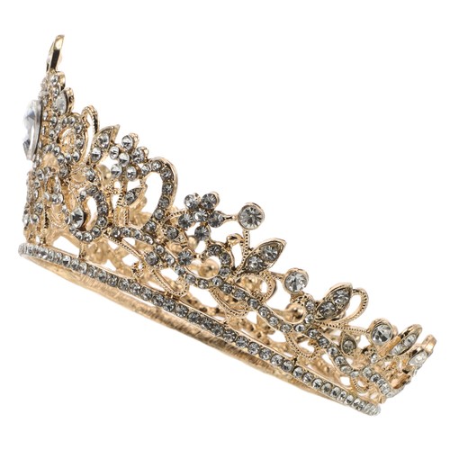 Kristall Hochzeit Diadem Royal Königin Krone Stirnband Strass Prinzessin Kopfschmuck - Bild 4 von 12