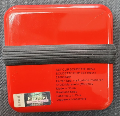 Clips de papel oficiales Ferrari Scudetto Triangle, paquete de 8, clips de carpeta. - Imagen 4 de 4