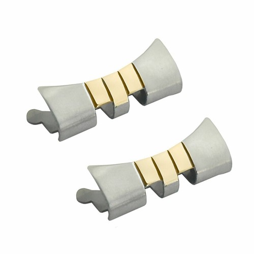 18K/SS Jubilee Endpiece Caps For Rolex Datejust 17MM 68243, 68273, 78243, 78273 - Picture 4 of 6