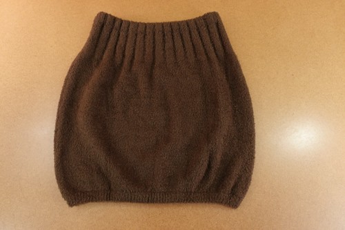 Pilcro Damengröße Medium schokobraun flauschiger Pullover Strick Röhre Oberteil neu mit Etikett