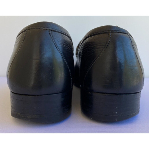 ZAPATOS MOCASINES GUCCI HORSE BIT DE COLECCIÓN RAROS NEGROS ITALIA 42 EE. UU. 9 - Imagen 10 de 11
