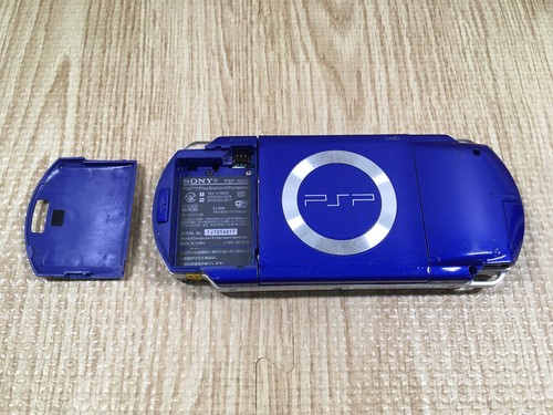 GD7065 Plz Read Item Condi PSP-1000 METALLIC BLUE SONY PSP Console Japan - Picture 4 of 12
