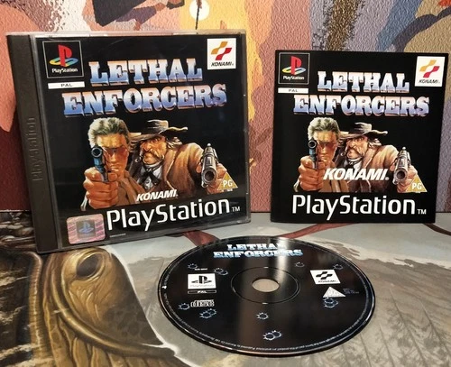 Lethal Enforcers PS1 Sony Playstation PAL