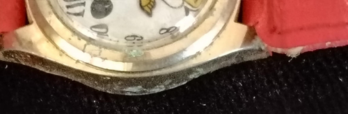 Antique old children's wristwatch Mickey Mouse swiss mov for repair or parts - Picture 8 of 11