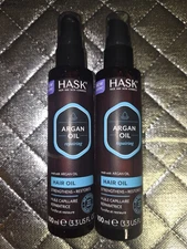 Hask Argan Oil Hair Oil Repairing Treatment 3.3 Fl Oz Lot Of 2