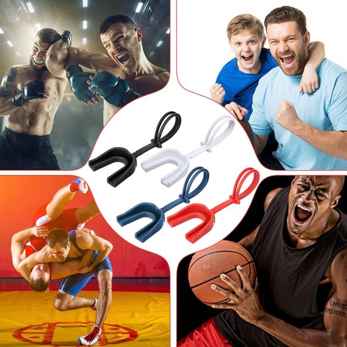 40-Piece Bulk Adjustable Sports Mouthguard Set with Strap - Multi-Color Options - Picture 8 of 9