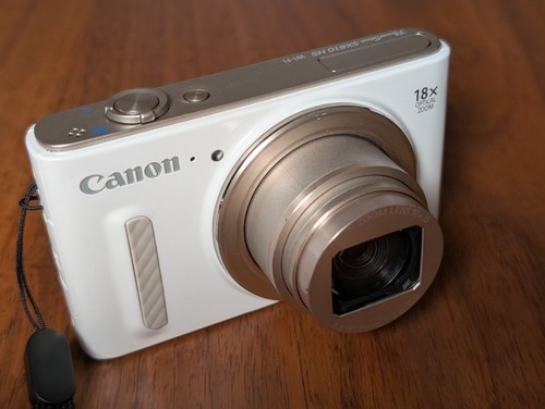 Canon Powershot SX610 HS Compact Digital Camera 18XOptical Zoom 20.2MP White - Picture 7 of 11