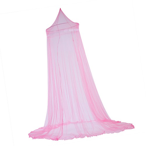 (Pink)Elegant Lace Princess Kids Bed Canopy Curtain Mosquito Netting For Gi - Picture 22 of 22