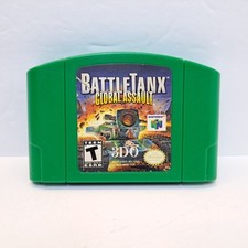 Battletanx Global Assault (Nintendo 64, 1999) Authentic TESTED Works N64