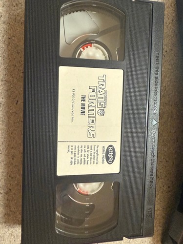 The Transformers The Movie - 1987 VHS 1999 Special Collector's Edition. TESTED - Picture 3 of 3