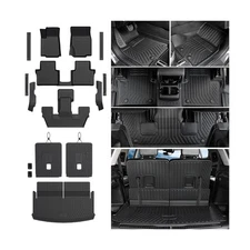 Floor Mats Cargo Mat for 2021-2025 Jeep Grand Cherokee L Captain Chair(Only f...