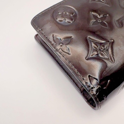 Louis Vuitton Vernis Wallet Portefeuille Viennois Amarante M91524 - Picture 11 of 12