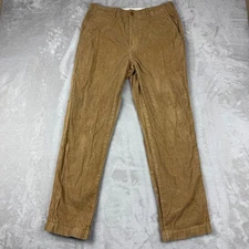 JW Anderson Uniqlo Corduroy Pants Men 32 (32x30.25) Tan Brown Preppy Streetwear