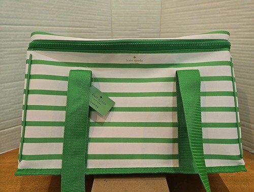 Kate Spade New York Large Cooler Insulated Beach Bag Preppy Nautical Summer NWT - Picture 3 of 13