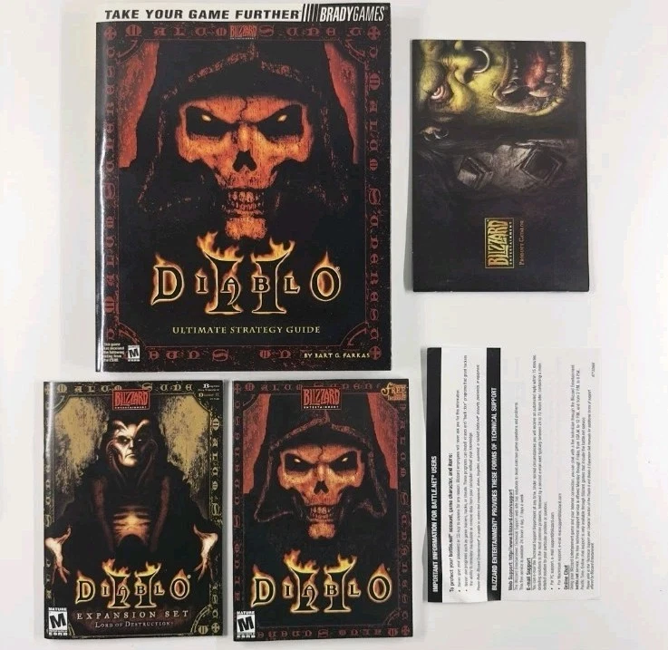 Diablo Battle Chest PC Game Box Expansion Set Old Vintage CLASSIC PC 2001 🔥 - Image 4 of 4