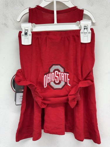 Colosseum Größe 6-12 Monate Kleinkind Ohio State Buckeyes OSU Kleid & Unterhose Neu mit Etikett - Bild 5 von 6