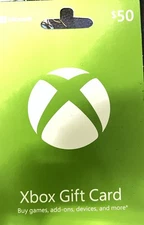 Microsoft gift card Xbox-Never Used