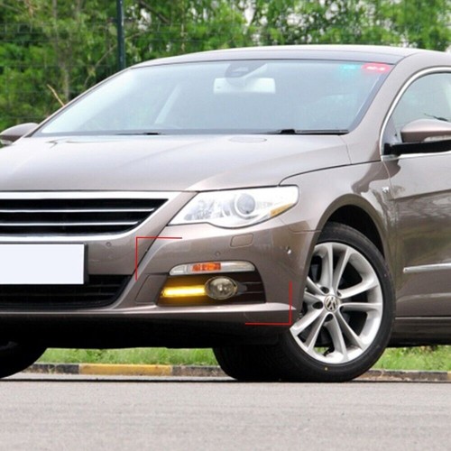LED Daytime Running Light Turn Indicator Fog Lamp Bumper For Vw Cc 2009-2013 - Picture 2 of 17