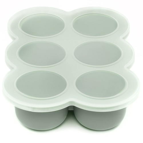 Silicone Baby Food Freezer Tray with Clip-on Lid - Perfect Storage Container ...
