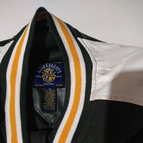Giacca pelle vintage NCAA Wright State Raiders Varsity XL Steve & Barry's - Foto 5 di 7