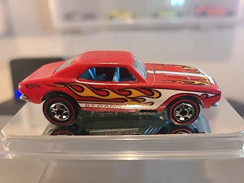 Vintage  Hot Wheels 67 Custom Camaro Redline. Restored.