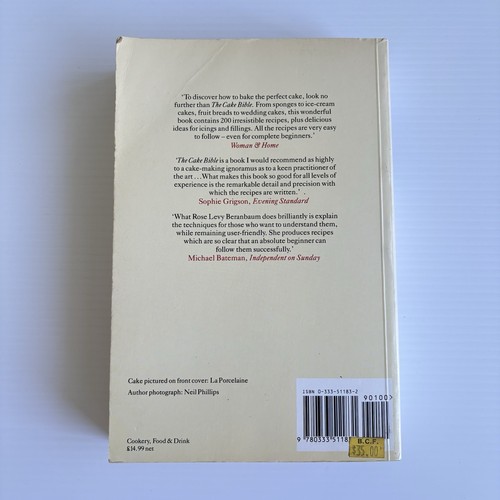 The Cake Bible de Rose Levy Beranbaum Tapa blanda 1993 - Imagen 15 de 17