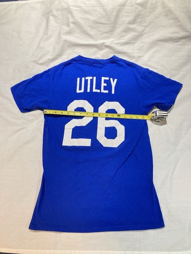 Chase Utley Los Angeles Dodgers Jersey Shirt, Size Medium, Majestic Brand - Picture 4 of 4