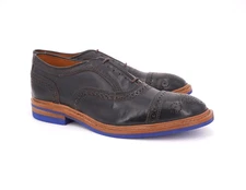 NEW | $445 ALLEN EDMONDS 7.5 D STRANDMOK BLACK CHROMEXCEL CAP TOE DAINITE 5555