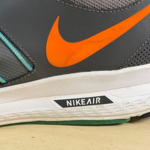 Nike Air Relentless 6 Para hombres Tenis Gris/Naranja/Verde verde azulado 843836-002 Zapatos Talla 15 - Imagen 5 de 20