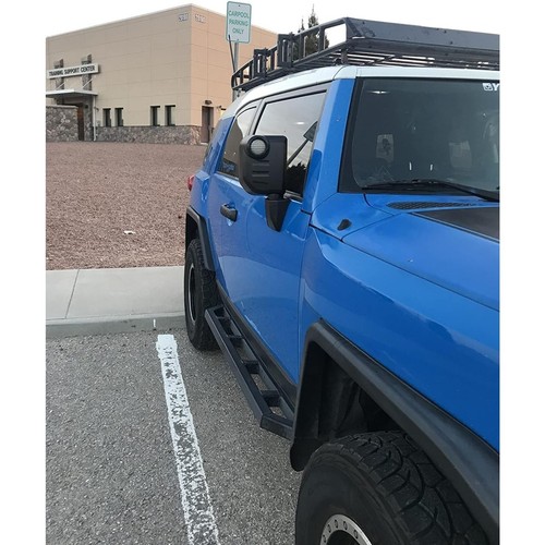 Tapas Espejos Negros Compatibles con FJ Cruiser 2007-2022 Par Fundas Izquierda Derecha - Imagen 2 de 9