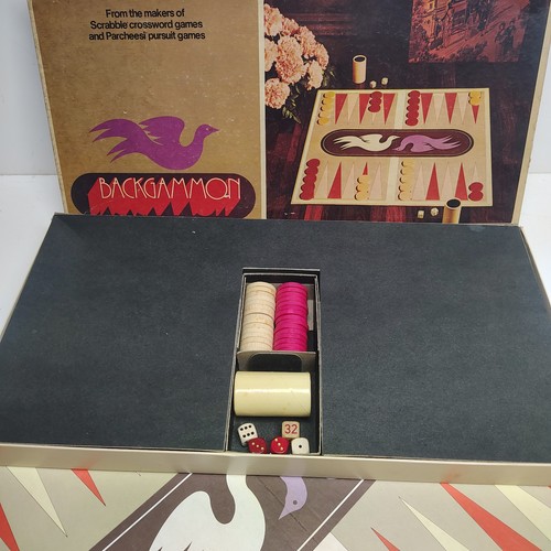 Vintage 1975 Backgammon Game by Selchow & Righter Company Complete EXCELLENT - Picture 6 of 8
