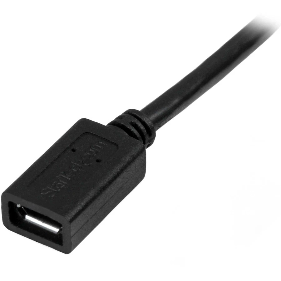 Startech 0.5m 20in Micro-usb Extension Cable - M/f - Micro Usb Male To Micro Usb - Image 4 of 4