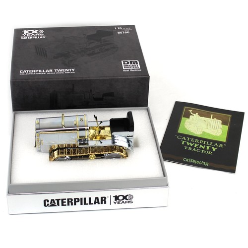 1/16 Caterpillar Twenty Cingolato Trattore, 100th Anniversario Diecast Masters - Foto 7 di 10