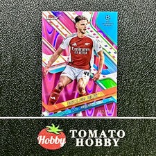 TOPPS FINEST UEFA 2024-25 DECLAN RICE /250 PINK RAYWAVE REFRACTOR ARSENAL